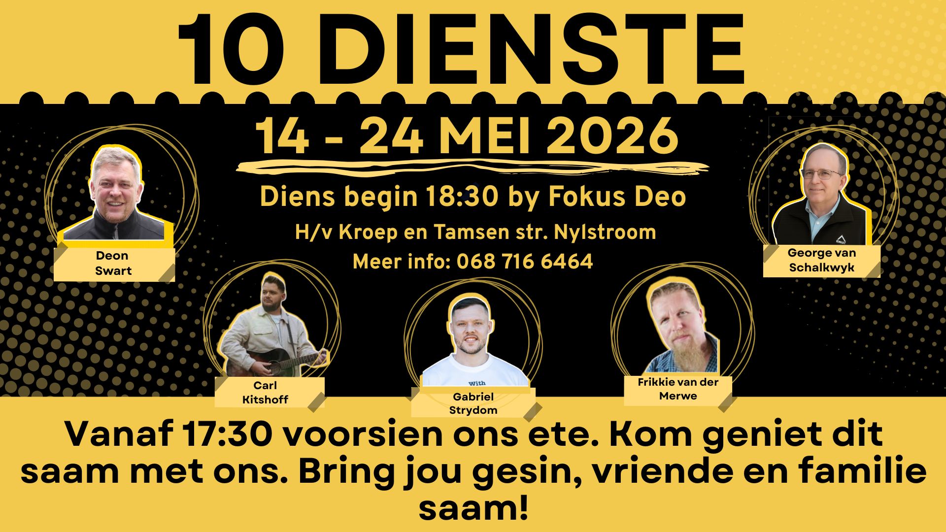 14 Mei - tien dienste Kliek hier - word a beter leier